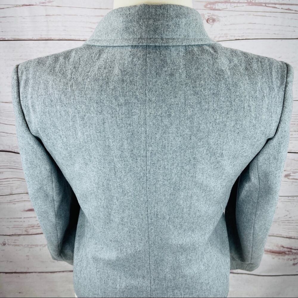 Pendleton grey wool single button vintage jacket - image 9